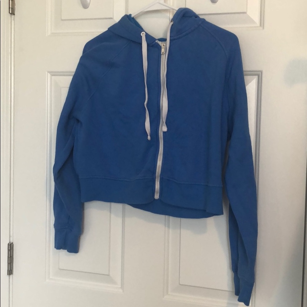 Wild fable cropped zip up
